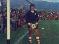 Portero del Atlhetic de Bilbao durante un partido de homenaje en Azkoagain