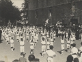 Festejos celebrados con motivo de las Fiestas Euskaras y Patronales : ejercicios de los niños del grupo escolar de la Marina