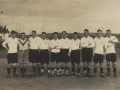 Equipo de fútbol, del Real Unión Club de Irun, que jugó contra el Valencia Fútbol-Club