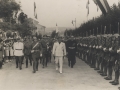 El Jefe del Estado, Francisco Franco, llega a Hondarribía a inagurar la Cruz de los Caídos