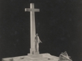 Honras fúnebres en memoria a los caídos en el fuerte de Guadalupe : maqueta de la Cruz que se trata de erigir en el fuerte de Guadalupe y cuya altura será de 25 metros