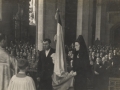 Actos deportivos y culturales : bendición de la bandera en la iglesia parroquial