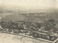 Panorámica aérea de Miramar, Puntalea, casco antiguo, vega San Isidro, Amute-Kosta, barrio Mendelu hasta Irun, Zimizarga y Jaizubia