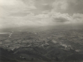 Panorámica desde la cima de Jaizkibel : vista de Irun hasta Hendaia