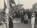 Inauguración del paseo del Crucero Baleares por el almirante Felipe de Abárzuza : junto a él el alcalde José Ramón Fernández de Casadevante