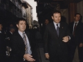 Visita de Juan José Ibarretxe, lehendakari del Gobierno Vasco, con motivo del 800 Aniversario de Hondarribia
