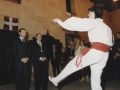 Visita de Juan José Ibarretxe, lehendakari del Gobierno Vasco, con motivo del 800 Aniversario de Hondarribia : aurresku de honor al lehendakari