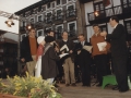 Visita de Juan José Ibarretxe, lehendakari del Gobierno Vasco, con motivo del 800 Aniversario de Hondarribia