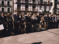 Visita institucional de los representantes del ayuntamiento de Peñíscola a Hondarribia : corporación municipal y público asistente al acto