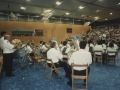Actuación musical en el acto de inauguración del polideportivo Hondartza