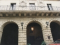 Fachada del ayuntamiento de Hondarribia en Kale Nagusia