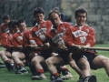 Campeonato de Euskadi de sokatira en plaza Gernikako Arbola
