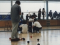 Juegos de boccia en el polideportivo