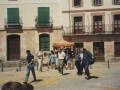 Miembros del ayuntamiento de Hondarribia visitando un pueblo