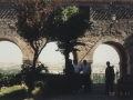Miembros del ayuntamiento de Hondarribia visitando un pueblo