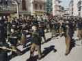Desfile de comparsas en los carnavales de Hondarribia