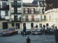 Concentración de coches de época en la plaza de Armas