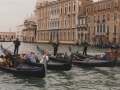 Góndolas en los canales de Venecia