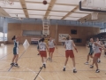 Partido de baloncesto femenino del Hondarribia en las fiestas patronales