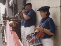 Actuación de dulzainas y tamboril en las fiestas patronales