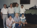 El alcalde de Hondarribia junto al grupo de carpinteros Iridoy