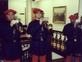 Banda de trompetas del ayuntamiento de Hondarribia en la sesión plenaria de las Juntas Generales
