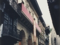 Fachada del ayuntamiento y Kale Nagusia de Hondarribia