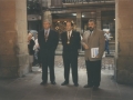 Visita del alcalde de Peñiscola : el alcalde de Hondarribia junto a Constantino Simó Martínez