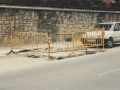 Obras en las calles de Hondarribia