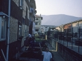 Obras en una calle de Hondarribia
