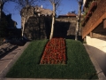 Jardines junto a la muralla de Hondarribia