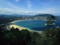 Vista panorámica de San Sebastián desde el monte Ulia