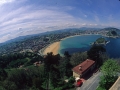 Vista panorámica de San Sebastián desde el monte Ulia