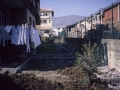 Obras en una calle de Hondarribia