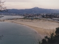 Vista de la playa de Hondarribia
