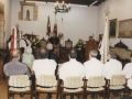 Entrega del pendón por parte de la banda de música al ayuntamiento de Hondarribia