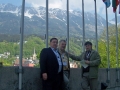 Alcaldes y representantes municipales vascos visitando Innsbruck