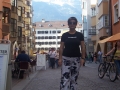 Alcaldes y representantes municipales vascos visitando Innsbruck