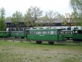 Tranvía de vapor Chiemseebahn en la estación de Prien-Stock en Alta Baviera