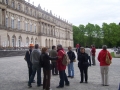 Alcaldes y representantes municipales vascos en el palacio de Herrenchiemsee