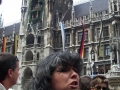 El Nuevo Ayuntamiento, de estilo neogótico, en Marienplatz