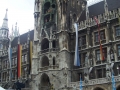 El Nuevo Ayuntamiento, de estilo neogótico, en Marienplatz