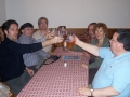 Alcaldes y representantes municipales vascos en Hofbräuhaus, el restaurante de cerveza más conocido de Múnich