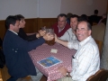 Alcaldes y representantes municipales vascos en Hofbräuhaus, el restaurante de cerveza más conocido de Múnich