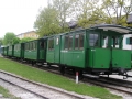 Tranvía de vapor Chiemseebahn en la estación de Prien-Stock en Alta Baviera