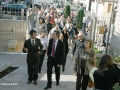 El Diputado General Markel Olano junto al alcalde de Hondarribia en la inauguración del baluarte de la Reina