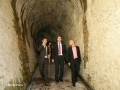 El Diputado General Markel Olano junto al alcalde de Hondarribia en la inauguración del baluarte de la Reina