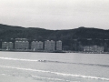 Hondarribia desde la playa de Hendaya