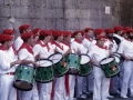 Músicos de una compañía el día del Alarde