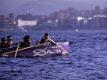 La trainera de Pasai San Pedro en una regata